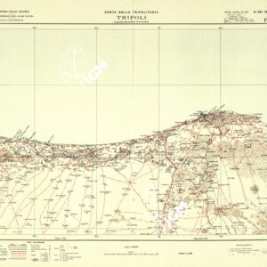 CARTA DELLA TRIPOLITANIA - FOGLIO 2 TRIPOLI.