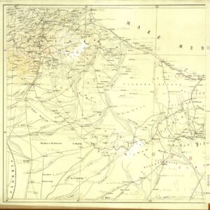 CARTA DEL TERRITORIO DELLA TRIPOLITANIA - FOGLIO OVEST - ORIGINALI A COLORI SEPARATI - PLANIMETRIA E TOPONOMASTICA