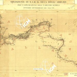 SOMALIA - SPEDIZIONE DI S.A.R. IL DUCA DEGLI ABRUZZI - FOGLIO 1 - ORIGINALE