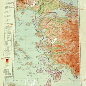 CARTA AERONAUTICA - FOGLIO 8 ISOLE ITALIANE DELL' EGEO