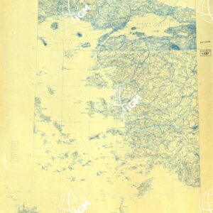 CARTA AERONAUTICA - FOGLIO 8 ISOLE ITALIANE DELL' EGEO - ORIGINALI A COLORI SEPARATI - OROGRAFIA