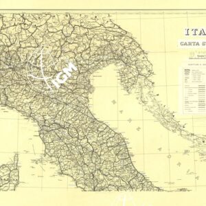 ITALIA - CARTA STRADALE - FOGLIO NORD - ORIGINALE