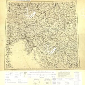 CARTA INTERNAZIONALE DEL MONDO  FOGLIO L 33 TRIESTE  ORIGINALE