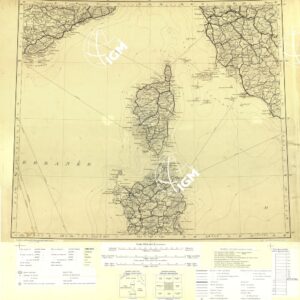 CARTA INTERNAZIONALE DEL MONDO  FOGLIO K 32 FIRENZE  ORIGINALE