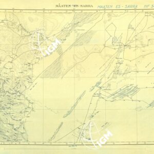 CARTA INTERNAZIONALE DEL MONDO  FOGLIO F 34 MAATEN ES SARRA  ORIGINALE