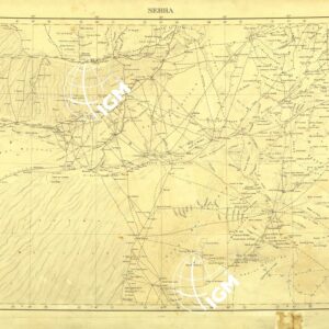 CARTA INTERNAZIONALE DEL MONDO  FOGLIO G 33 SEBHA  ORIGINALE
