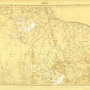 CARTA INTERNAZIONALE DEL MONDO  FOGLIO H 33 SOCNA  ORIGINALE