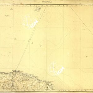CARTA INTERNAZIONALE DEL MONDO  FOGLIO I 33 TRIPOLI  ORIGINALE