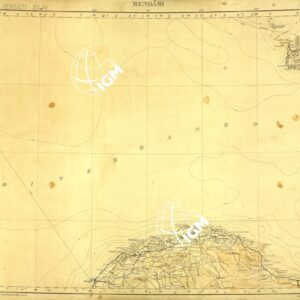 CARTA INTERNAZIONALE DEL MONDO  FOGLIO I 34 BENGASI  ORIGINALE