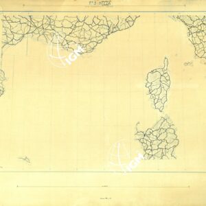 CARTA AERONAUTICA DEL MONDO FOGLIO 2320 MARSEILLE  ORIGINALI A COLORI SEPARATI STRADE