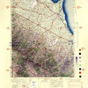 ITALY - SHEET 19 - RAVENNA - EDIZIONE CON CURVE DI LIVELLO.