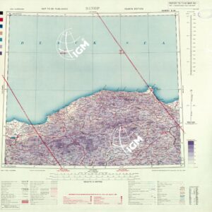 ASIA CARTA AERONAUTICA INGLESE FOGLIO NORTH K 36 SINOP