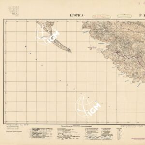 CARTA DELLE BOCCHE DI CATTARO - FOGLIO 10 - LUSTICA