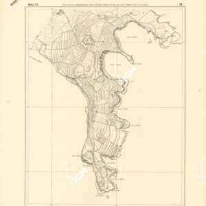 MALTA - FOGLIO II - PUNTA TUMBRELL - SHIROP IL GHAJIN - COPIE DI PROVA - PLANIMETRIA E ACQUE