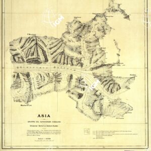 ASIA - GRUPPO DEL KARAKORAM (HIMALAYA) - GHIACCIAI BALTORO E GODWIN AUSTEN - ORIGINALE