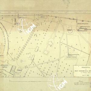 SPEDIZIONE DE FILIPPI IN KARACORUM - PIANTA DEGLI UFFICI DI DEHRA DUN - ORIGINALE