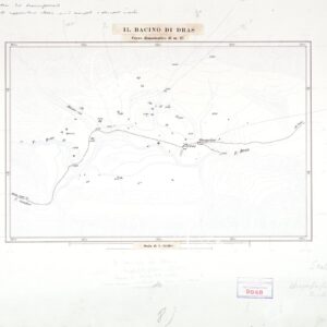 SPEDIZIONE DE FILIPPI IN KARACORUM - IL BACINO DI DRAS - ORIGINALE - PLANIMETRIA E TOPONOMASTICA