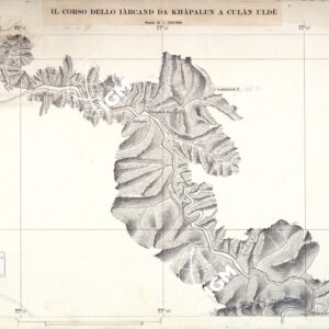 SPEDIZIONE DE FILIPPI IN KARACORUM - IL CORSO DELLO IARCAND DA KHAPALUN CULAN ULDE - ORIGINALE