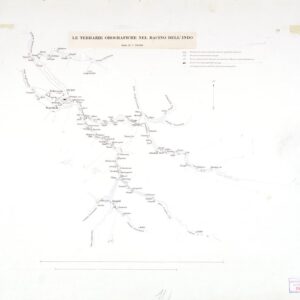 SPEDIZIONE DE FILIPPI IN KARACORUM - LE TERRAZZE OROGRAFICHE NEL BACINO DELL' INDO - ORIGINALE - TOPONOMASTICA