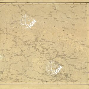 SPEDIZIONE DE FILIPPI IN KARACORUM - CASHMIR E REGIONI LIMITROFE - FOGLIO 1 - ORIGINALE - PLANIMETRIA E TOPONOMASTICA