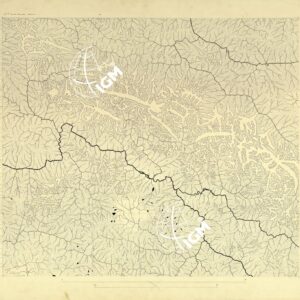 SPEDIZIONE DE FILIPPI IN KARACORUM - CASHMIR E REGIONI LIMITROFE - FOGLIO 1 - ORIGINALE - IDROGRAFIA