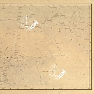 SPEDIZIONE DE FILIPPI IN KARACORUM - CASHMIR E REGIONI LIMITROFE - FOGLIO 2 - ORIGINALE - PLANIMETRIA E TOPONOMASTICA