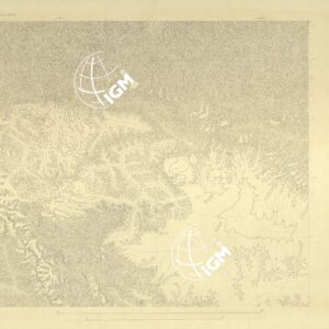 SPEDIZIONE DE FILIPPI IN KARACORUM - CASHMIR E REGIONI LIMITROFE - FOGLIO 2 - ORIGINALE - OROGRAFIA