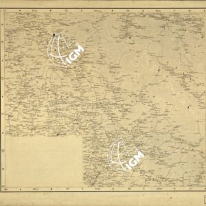 SPEDIZIONE DE FILIPPI IN KARACORUM - CASHMIR E REGIONI LIMITROFE - FOGLIO 3 - ORIGINALE - PLANIMETRIA E TOPONOMASTICA