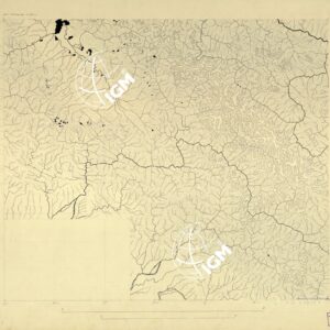 SPEDIZIONE DE FILIPPI IN KARACORUM - CASHMIR E REGIONI LIMITROFE - FOGLIO 3 - ORIGINALE - IDROGRAFIA