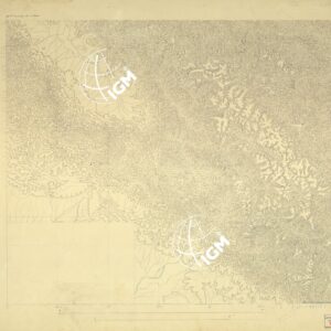 SPEDIZIONE DE FILIPPI IN KARACORUM - CASHMIR E REGIONI LIMITROFE - FOGLIO 3 - ORIGINALE - OROGRAFIA