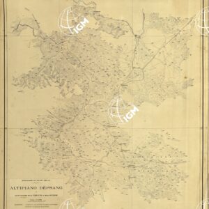 SPEDIZIONE DE FILIPPI IN KARACORUM - ALTIPIANO DEPSANG E BACINI SUPERIORI DELLO IARCARD E DELLO SCIAIOK - ORIGINALE - PLANIMETRIA E TOPONOMASTICA