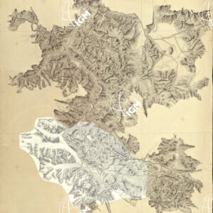 SPEDIZIONE DE FILIPPI IN KARACORUM - ALTIPIANO DEPSANG E BACINI SUPERIORI DELLO IARCARD E DELLO SCIAIOK - ORIGINALE - IDROGRAFIA E OROGRAFIA