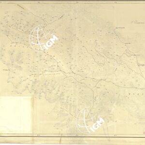 SPEDIZIONE DE FILIPPI IN KARACORUM - IL GHIACCIAIO RIMU - ORIGINALE - PLANIMETRIA E TOPONOMASTICA