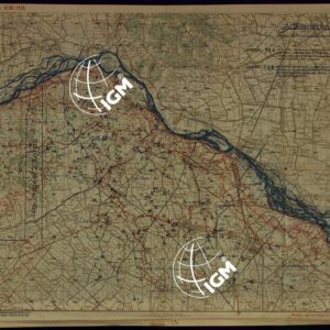 CARTA AUSTRIACA PER L'ARTIGLIERIA ZONA DEL MONTELLO