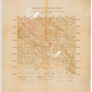 SCHIZZO DIMOSTRATIVO DELLA ZONA CARSICA DOBERDO' DUINO