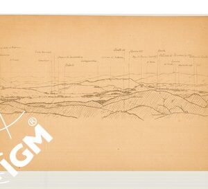 SCHIZZO PANORAMICO DA SAN FLORIANO (fronte e retro)