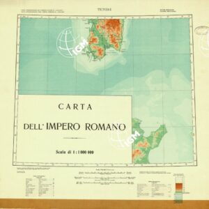 CARTA DELL'IMPERO ROMANO FOGLIO J 32 TUNISI