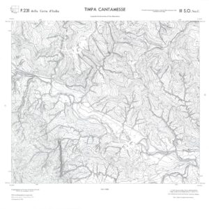 CALABRIA FOGLIO 231 III SO SEZ C TIMPA CANTAMESSE