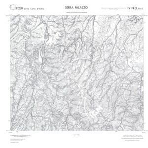 CALABRIA  FOGLIO 230 IV NO SEZ C SERRA PALAZZO