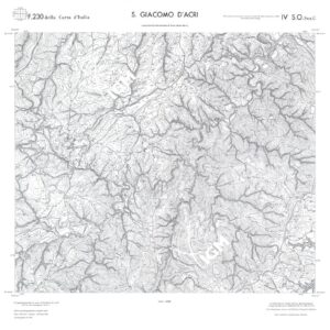 CALABRIA  FOGLIO 230 IV SO SEZ C S.GIACOMO D'ACRI