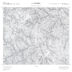 CALABRIA  FOGLIO 230 IV SE SEZ C S.ONOFRIO