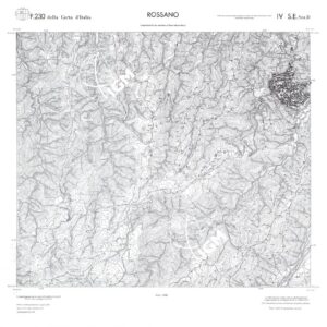 CALABRIA  FOGLIO 230 IV SE SEZ D ROSSANO