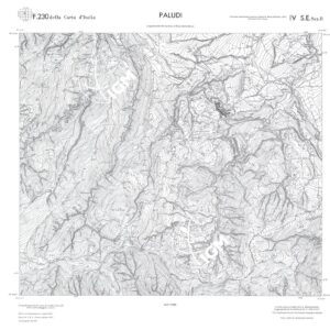 CALABRIA  FOGLIO 230 IV SE SEZ B PALUDI