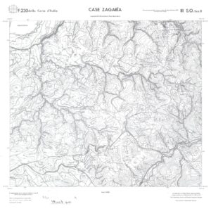 CALABRIA  FOGLIO 230 III SO SEZ B CASE ZAGARIA