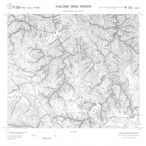 CALABRIA  FOGLIO 230 III SE SEZ A VALLONE DEGLI INGLESI