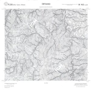 CALABRIA  FOGLIO 230 III NE SEZ B ORTIANO