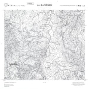CALABRIA  FOGLIO 230 II NE SEZ D MANDATORICCIO