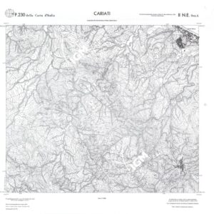 CALABRIA  FOGLIO 230 II NE SEZ A CARIATI