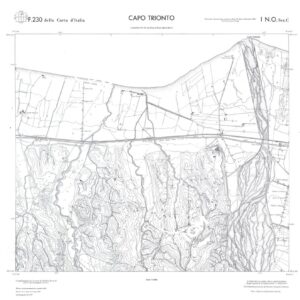 CALABRIA  FOGLIO 230 I NO SEZ C CAPO TRIONTO