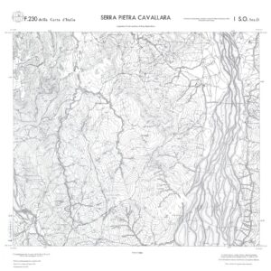 CALABRIA  FOGLIO 230 I SO SEZ D SERRA PIETRA CAVALLARA